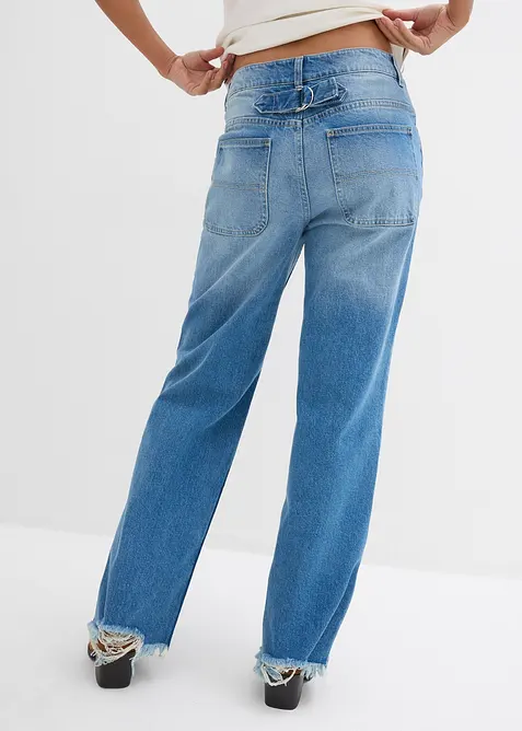 Straight jeans mid waist, bonprix