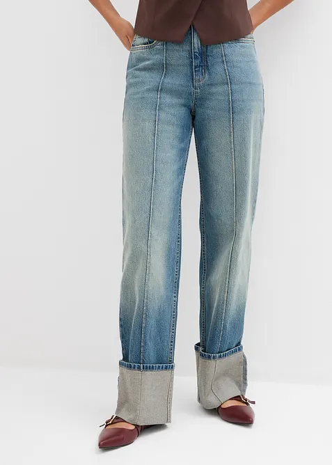 Straight jeans, high waist, bonprix