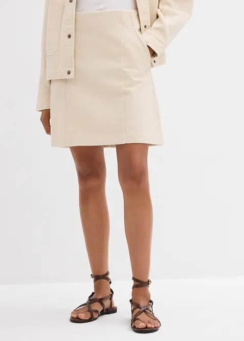 Twill rok van puur katoen, bonprix