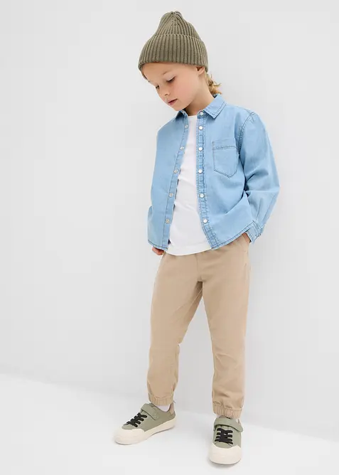 Spijkeroverhemd van biologisch katoen, bonprix