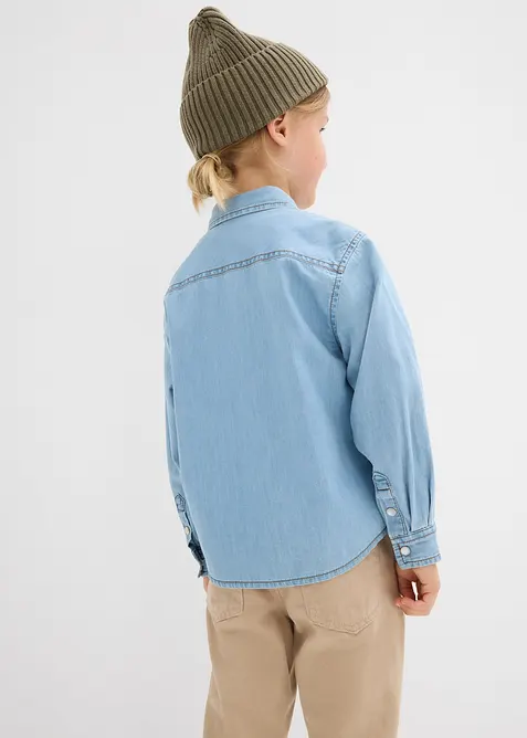 Spijkeroverhemd van biologisch katoen, bonprix