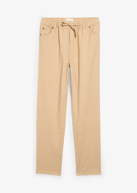 Instapbroek van puur katoen, straight, regular fit, bonprix