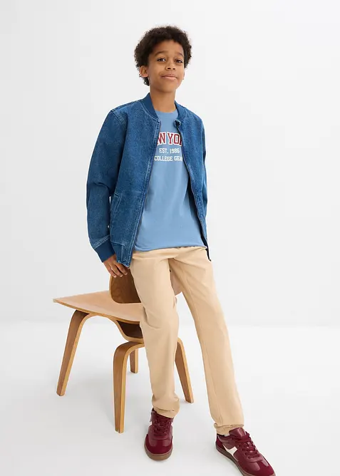 T-shirt van bioogisch katoen (set van 2), bonprix