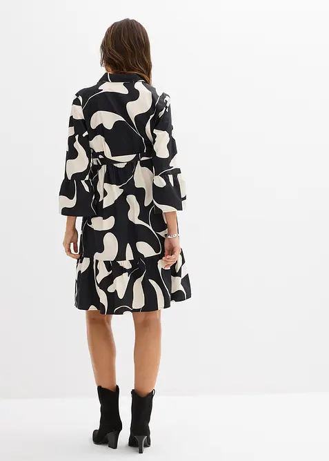 Zwangerschaps- en borstvoedingsjurk van puur biologisch katoen, bonprix