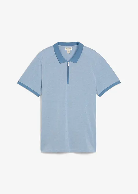 Piqué poloshirt met een rits, bonprix