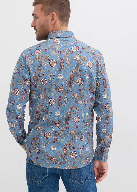 Business overhemd van puur katoen, slim fit, bonprix