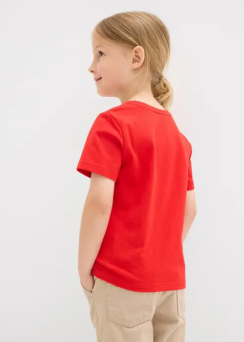 T-shirt van biologisch katoen (set van 2), bonprix