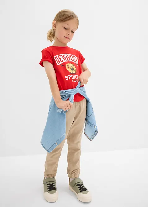 T-shirt van biologisch katoen (set van 2), bonprix