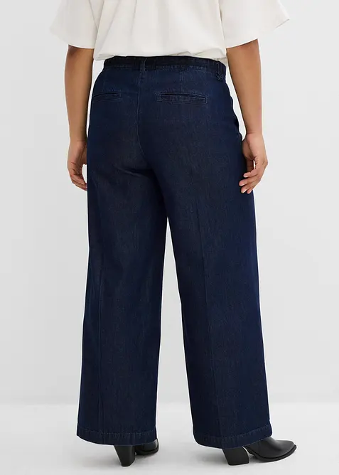 Wide leg jeans high waist, super soft, bonprix