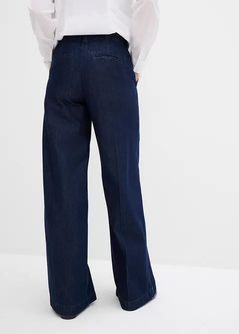 Wide leg jeans high waist, super soft, bonprix