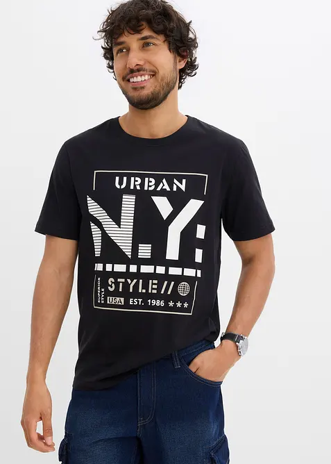 T-shirt van biologisch katoen, bonprix