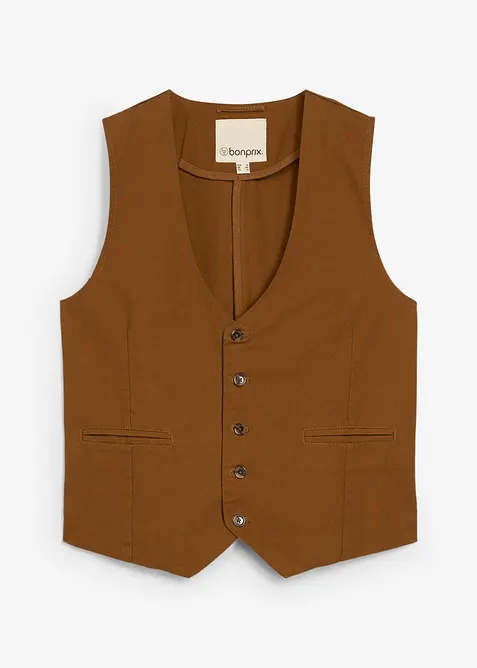 Gilet van katoencanvas, bonprix