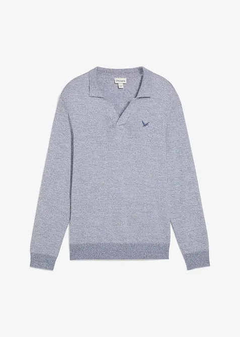 Fijn gebreide trui met katoen, bonprix