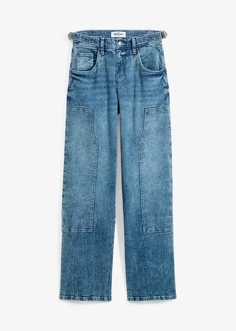 Wide leg jeans, mid waist, bonprix