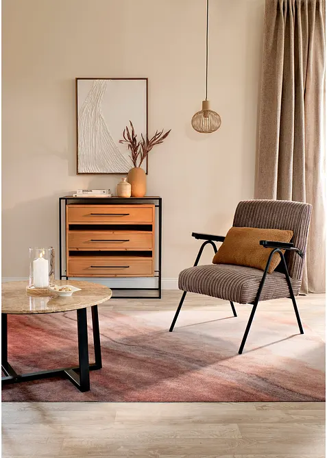 Decoratief LED-windlicht met kaars, bonprix