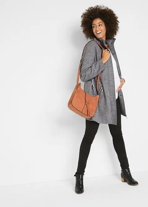 Schoudertas met decoratieve gesp, bonprix