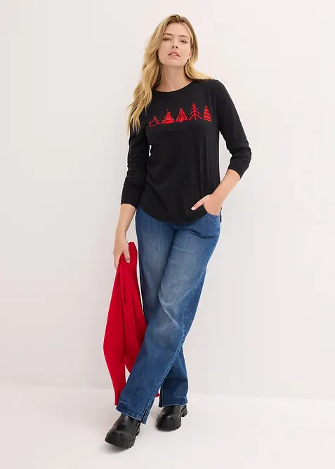 Fijngebreide trui, bonprix