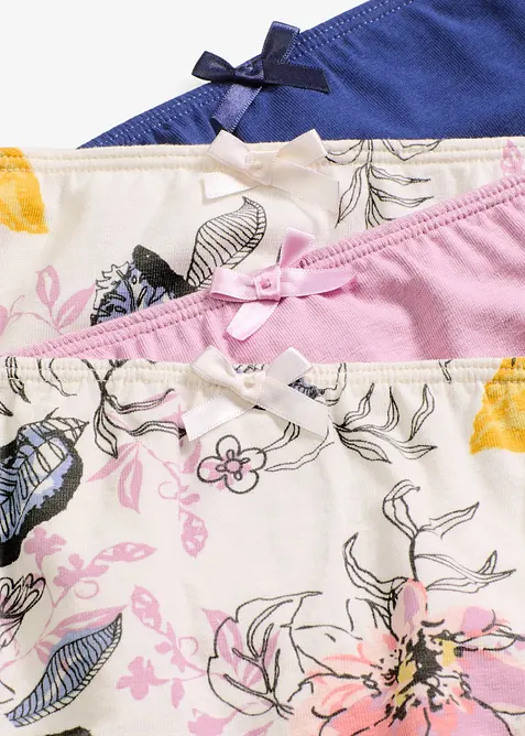 Maxislip met biologisch katoen (set van 4), bonprix