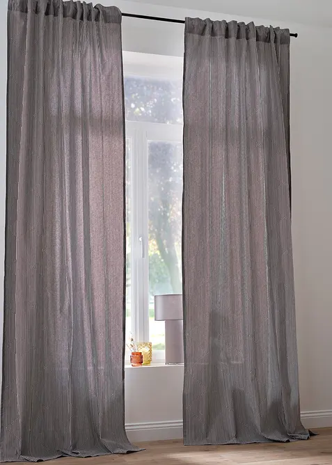 Gordijnroede met afsluitknop schijf, bonprix