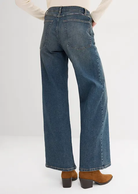 Wide leg jeans, high waist, bonprix