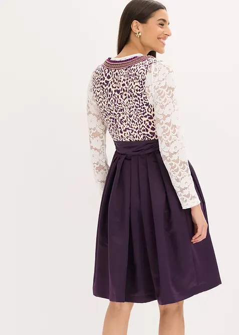 Dirndl met schort met borduursel (2-dlg. set), bonprix