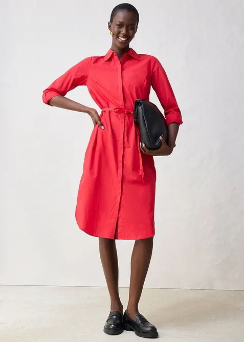 Overhemdjurk met zijde, bonprix