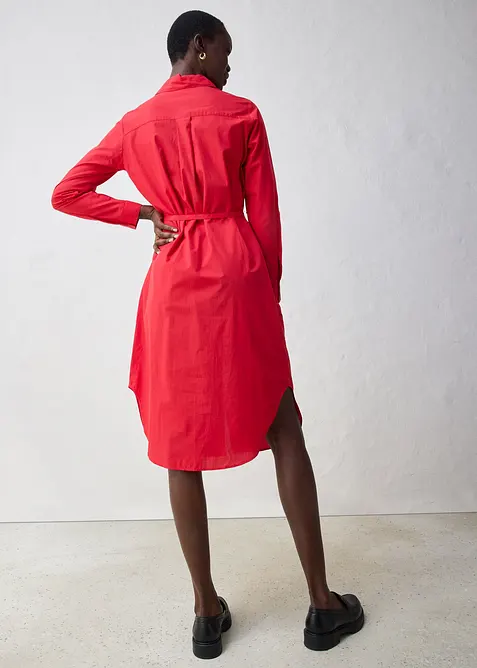 Overhemdjurk met zijde, bonprix