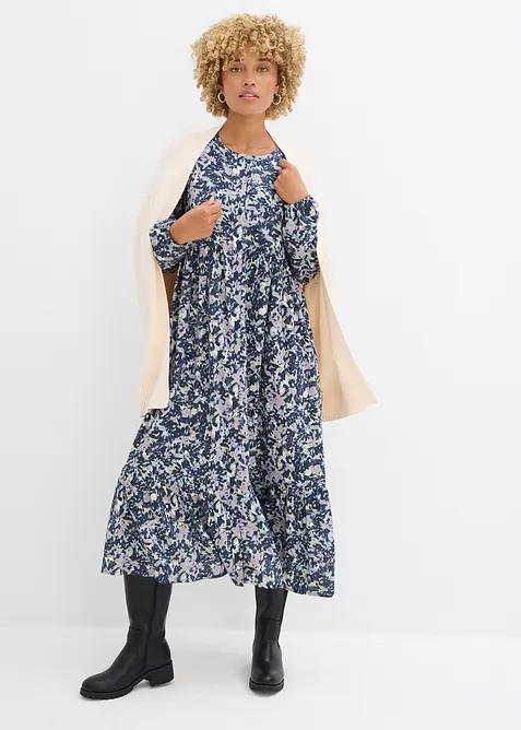 Blousejurk van soepele viscose, bonprix