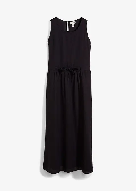 Maxi jurk in een lichte linnen-viscosemix, bonprix