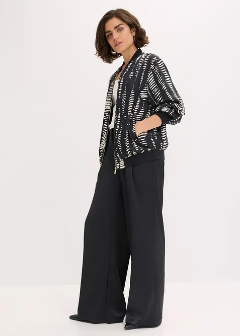 Bomber van soepelvallend satijn, bonprix