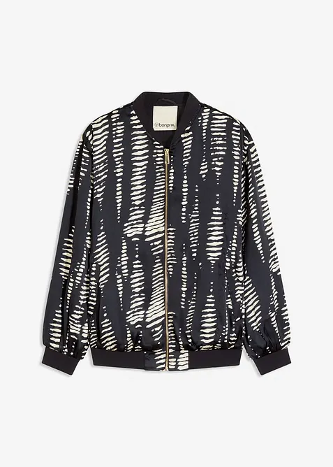 Bomber van soepelvallend satijn, bonprix