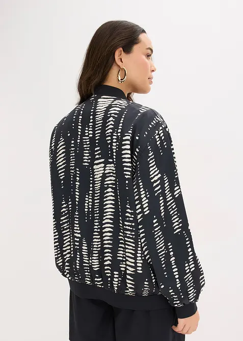 Bomber van soepelvallend satijn, bonprix