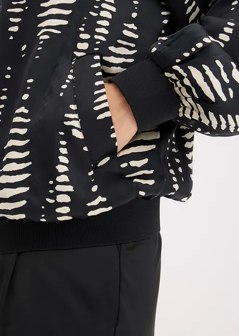 Bomber van soepelvallend satijn, bonprix