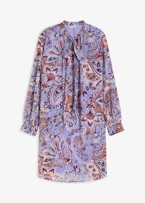 Chiffon tuniekjurk met een strik, bonprix