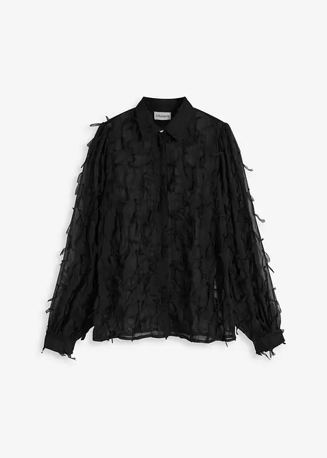 Blouse met franjes, bonprix