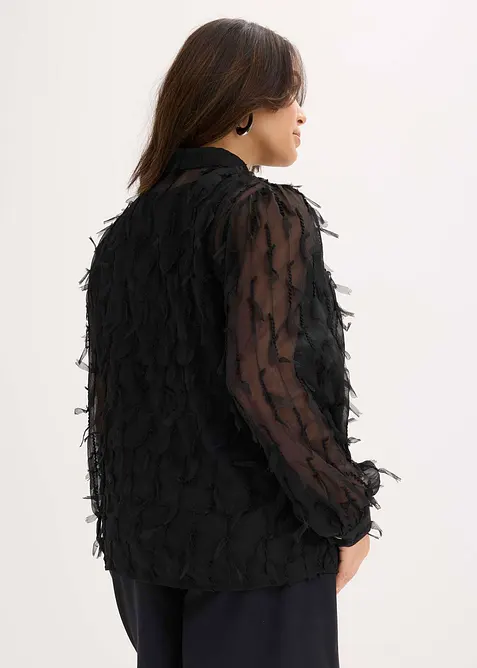 Blouse met franjes, bonprix