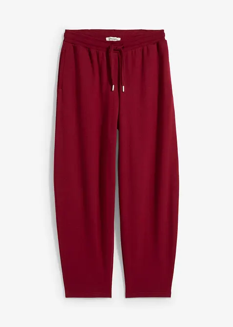 Barrel sweatpants van biologisch katoen, bonprix