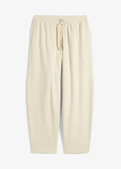 Barrel sweatpants van biologisch katoen, bonprix