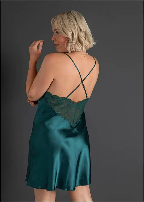 Satijnen slipdress, bonprix