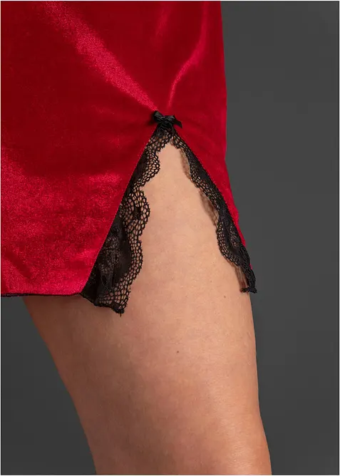 Fluwelen jurk, bonprix