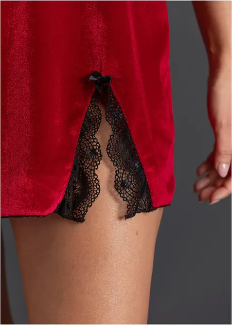 Fluwelen jurk, bonprix