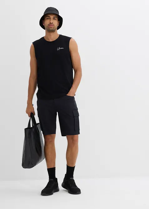 Muscle shirt van biologisch katoen, loose fit (set van 2), bonprix