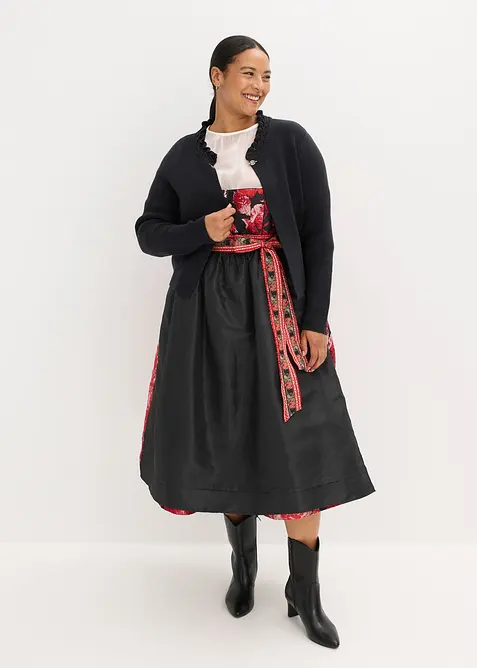 Dirndl met schort met borduursel (2-dlg. set), bonprix