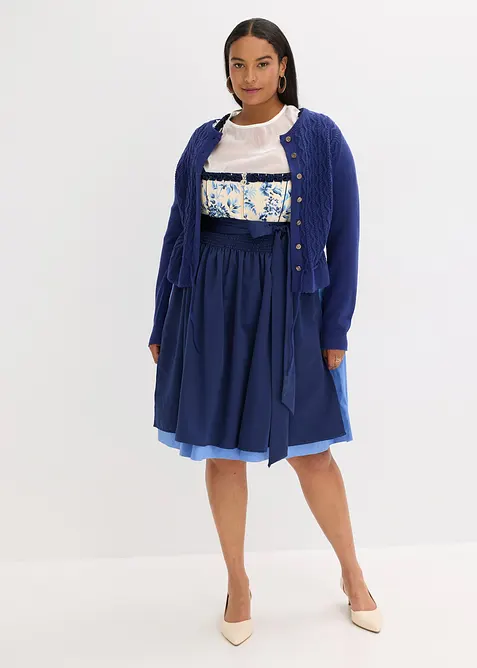 Dirndl met geborduurde schort (2-dlg. set), bonprix