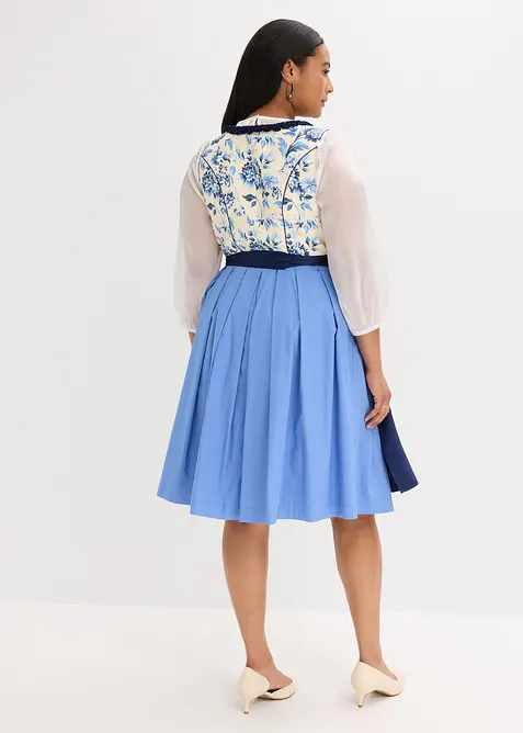 Dirndl met geborduurde schort (2-dlg. set), bonprix