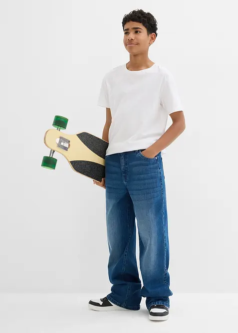 Stretch jeans, extra loose fit, straight, bonprix