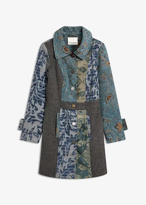 Korte jas met jacquard patroon, bonprix