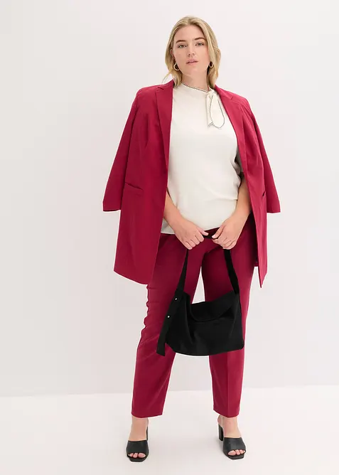 Instapbroek met plooi, bonprix