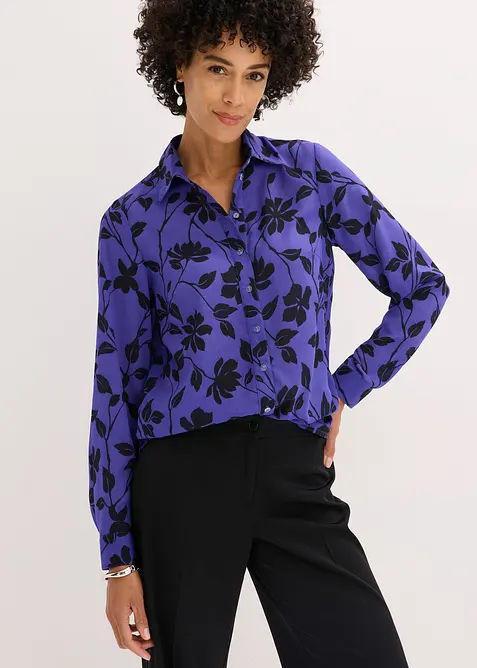 Gedessineerde blouse van chiffon, bonprix