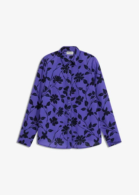 Gedessineerde blouse van chiffon, bonprix